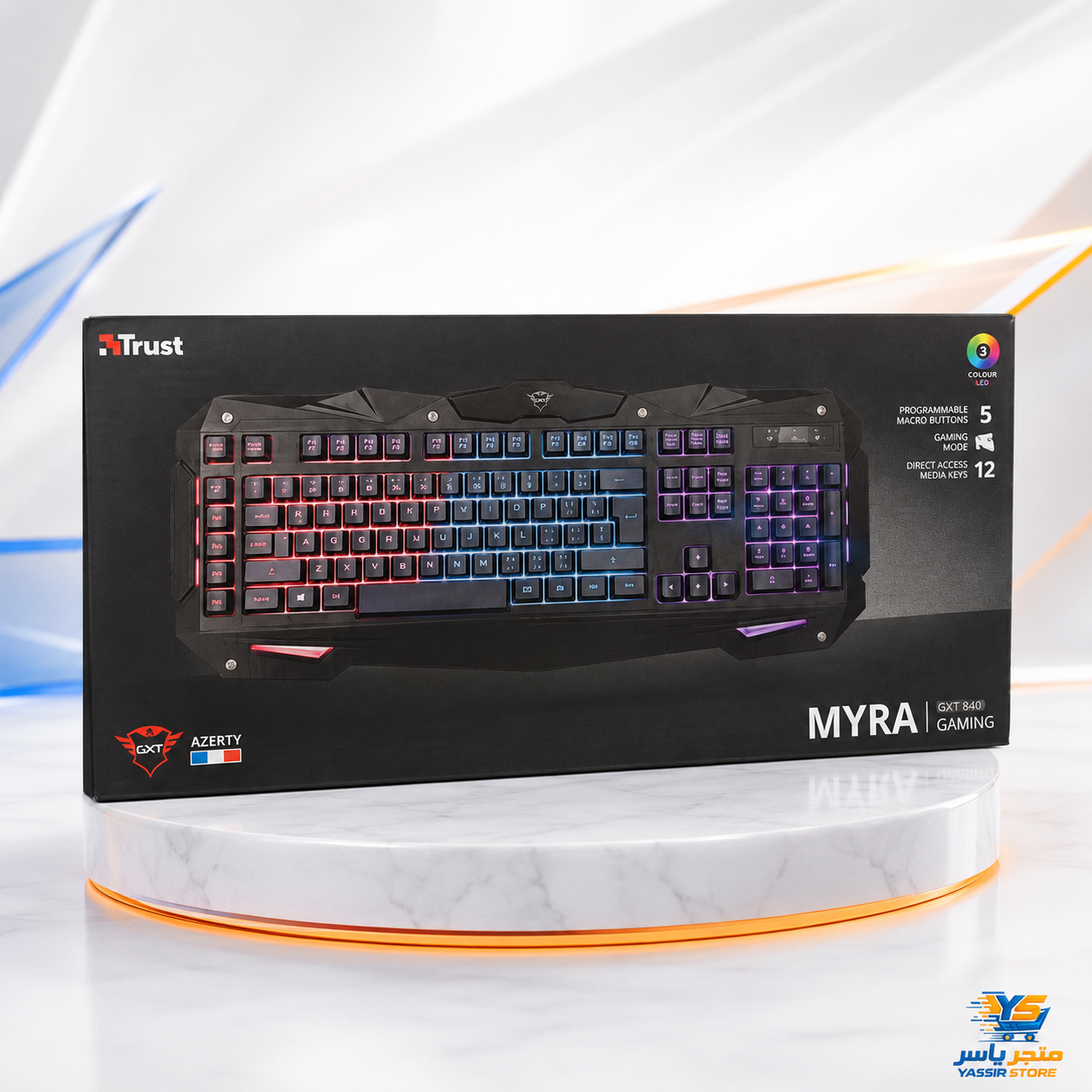لوحة مفاتيح Trust GXT 840 Myra