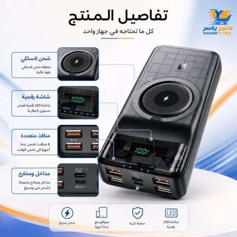 باور بانك Konfulon M17W 20000mAh - 4