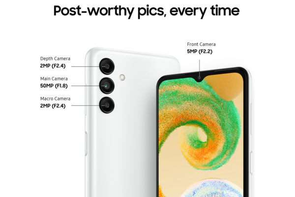 Samsung Galaxy A04S Camera